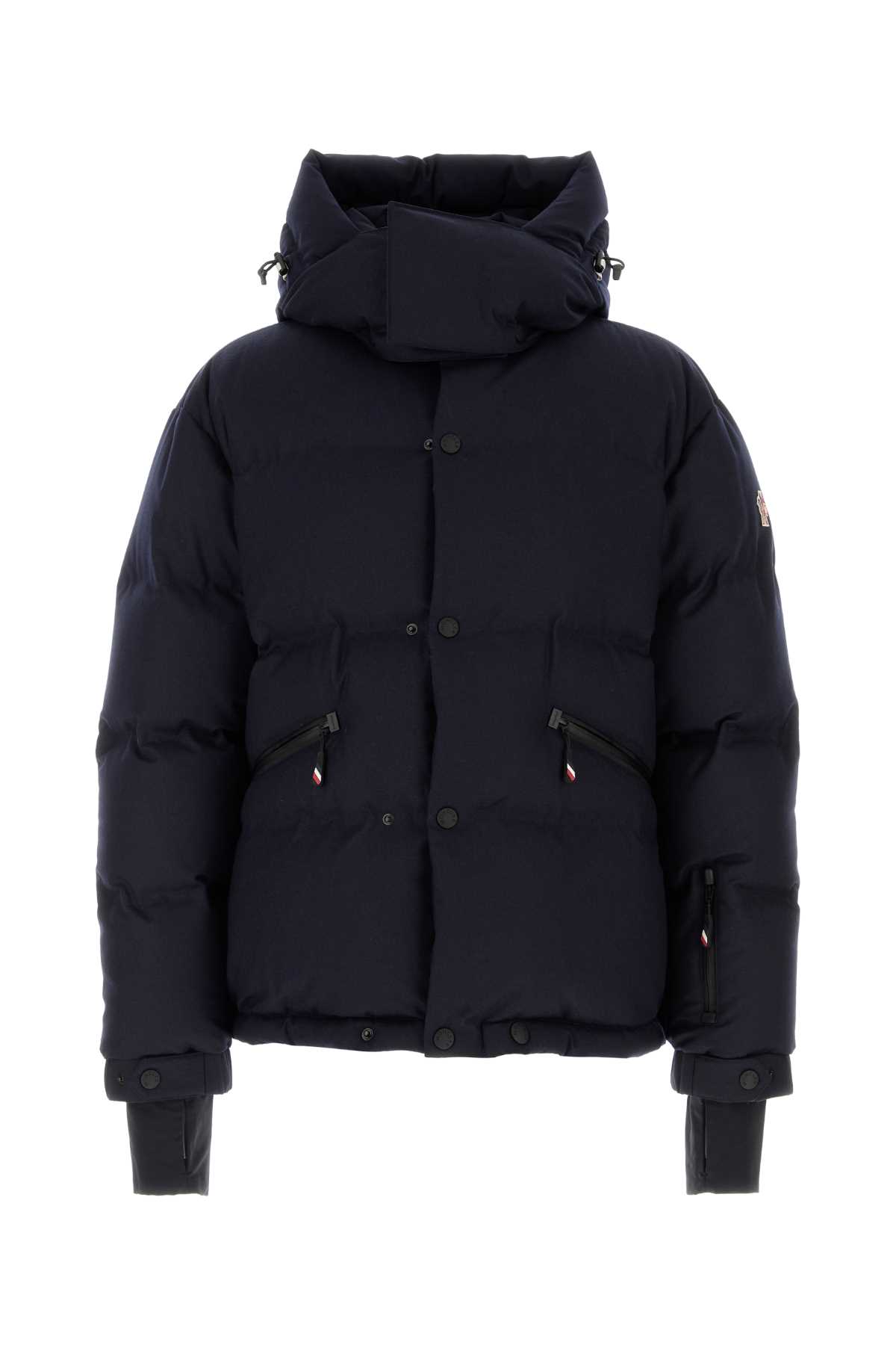 Midnight Blue Wool Krun Down Jacket