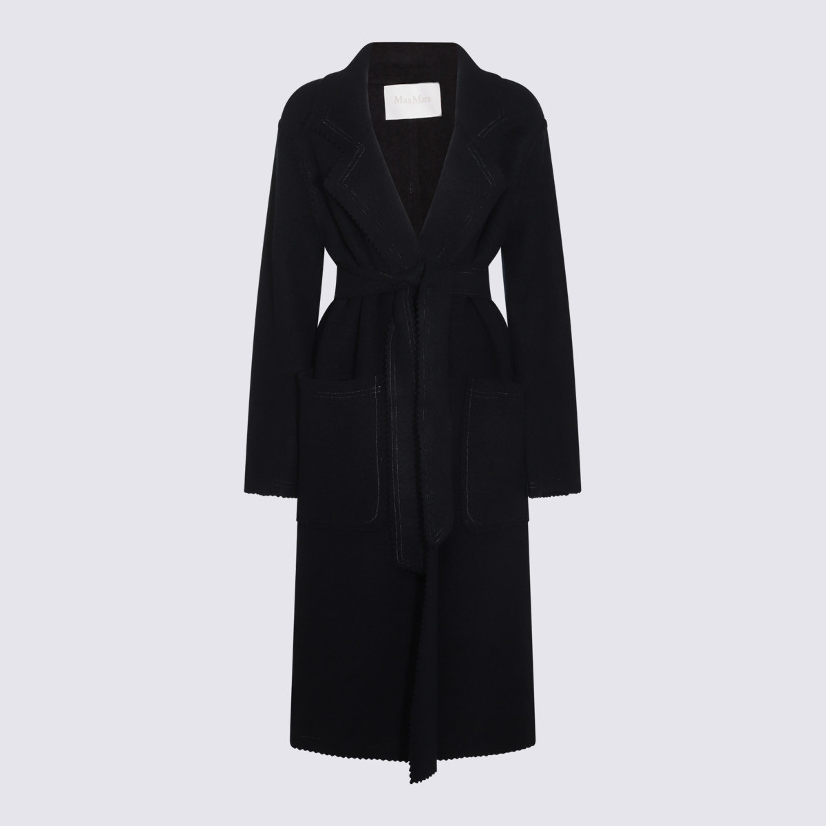 Black Jene Wool Coat