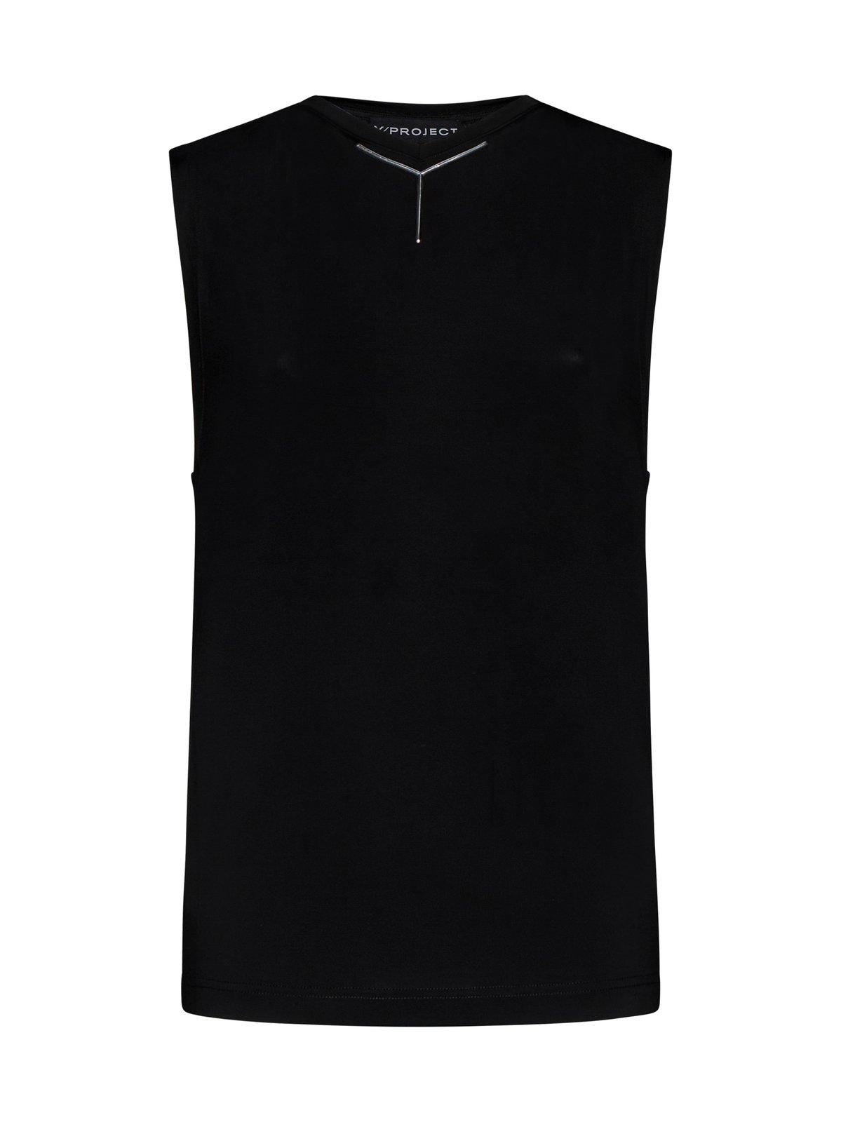 Y-detailed Tank Top