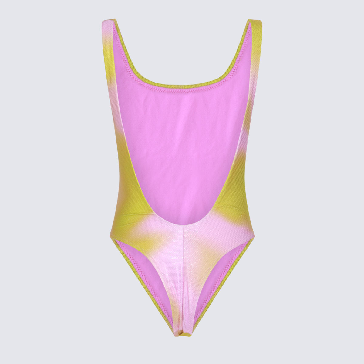 Pink And Yellow Beachwear