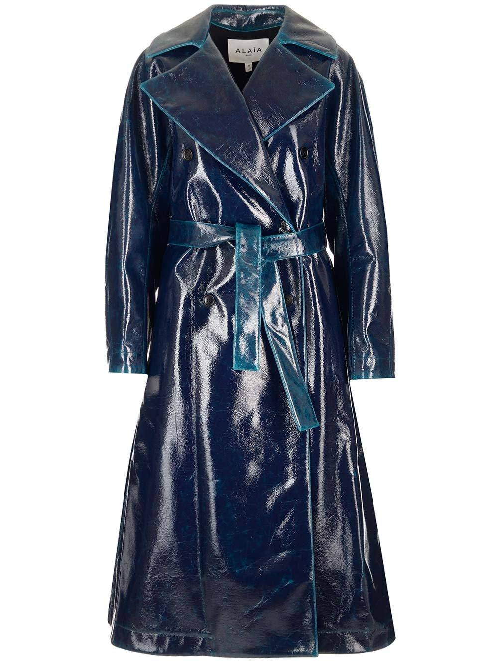 Double-breasted Belted Trench Coat