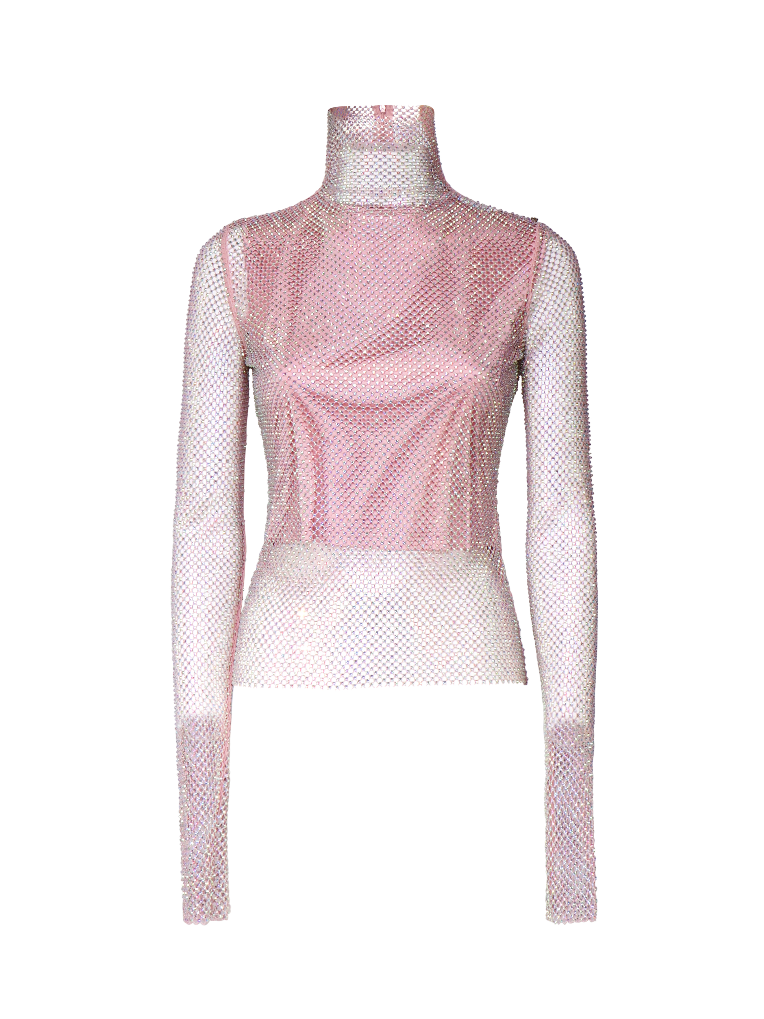 Valdai Transparent Perforated Sweater With Rhinestones SportMax