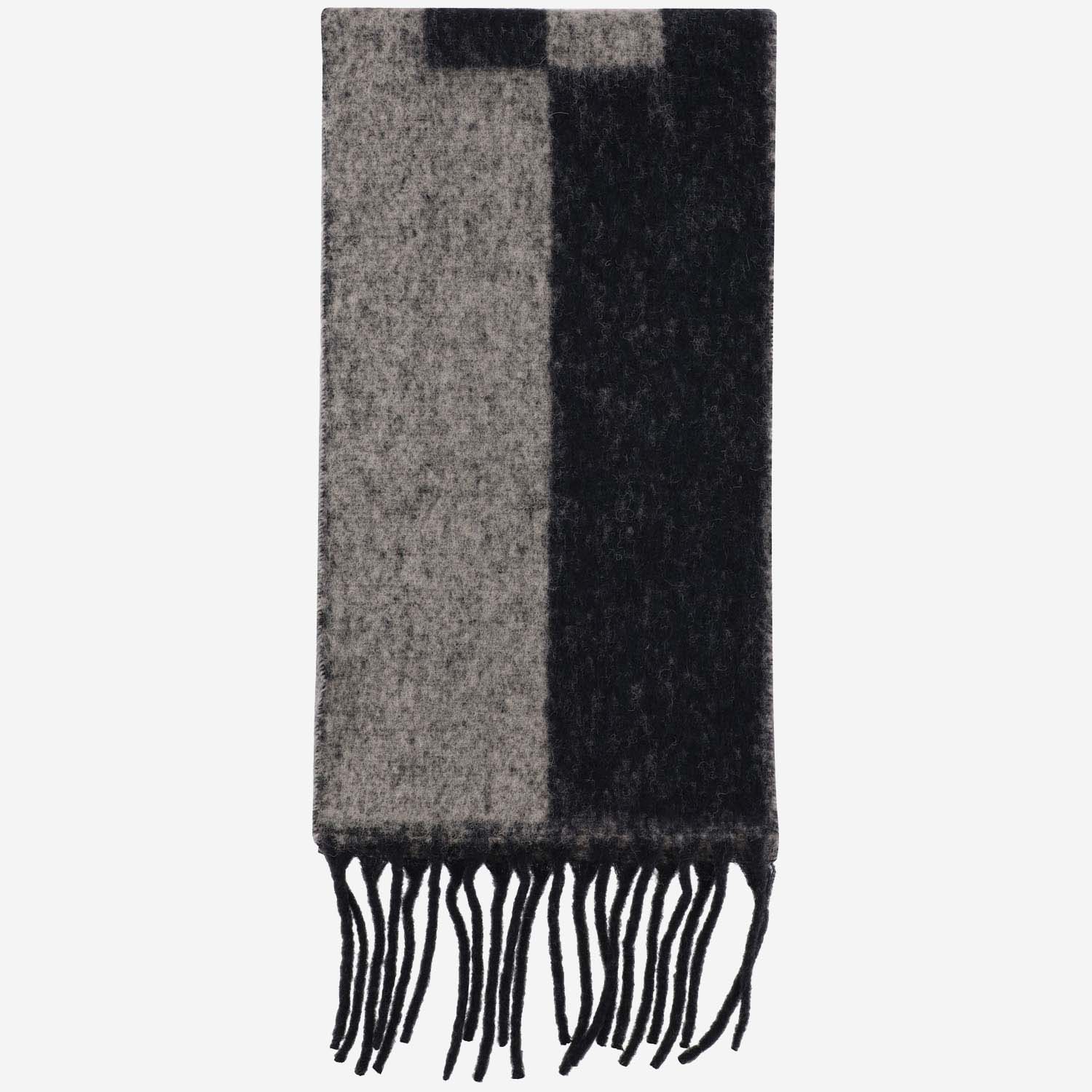 Wool Blend Scarf With Logo