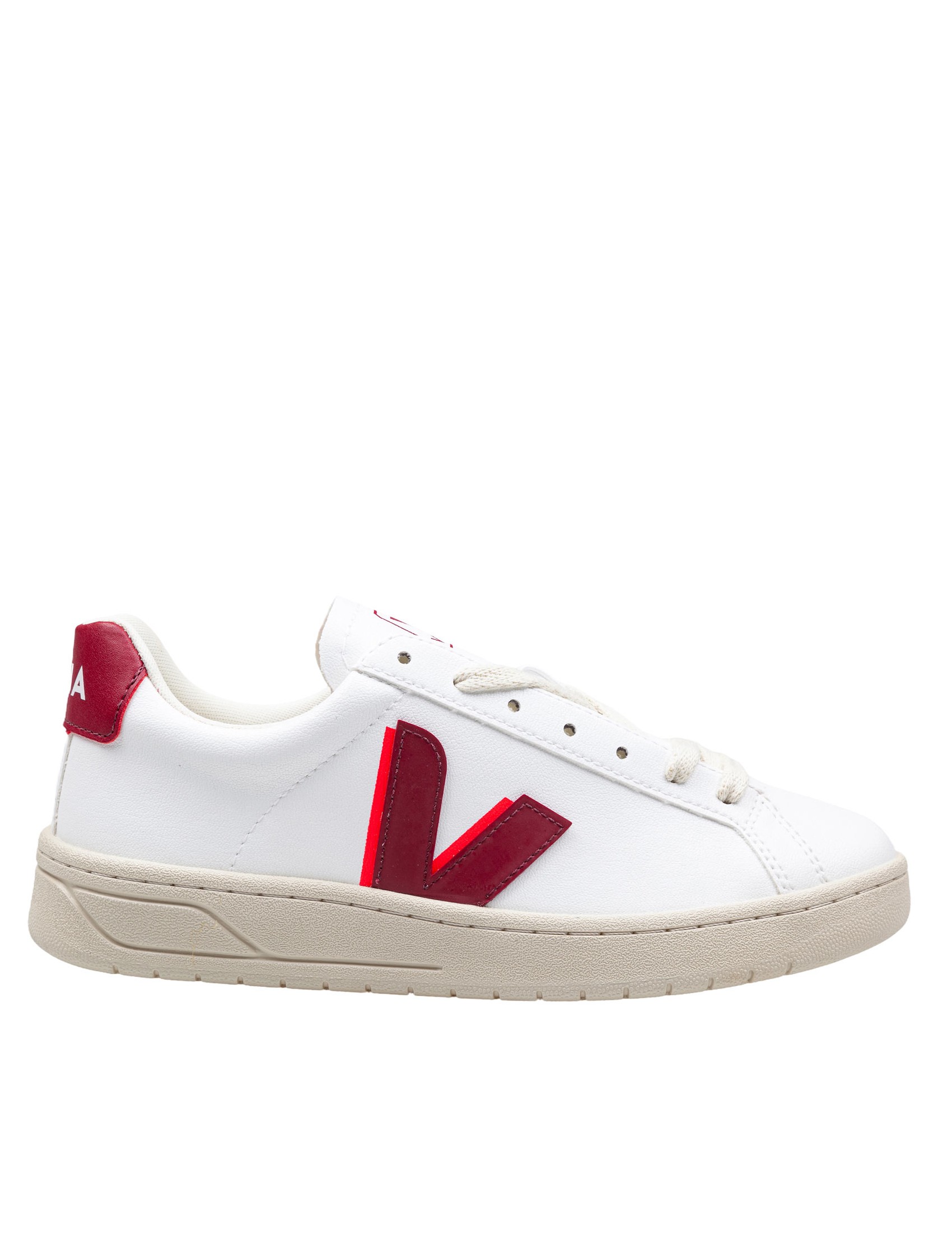 Urca Urca Sneakers In Leather Color White And Red