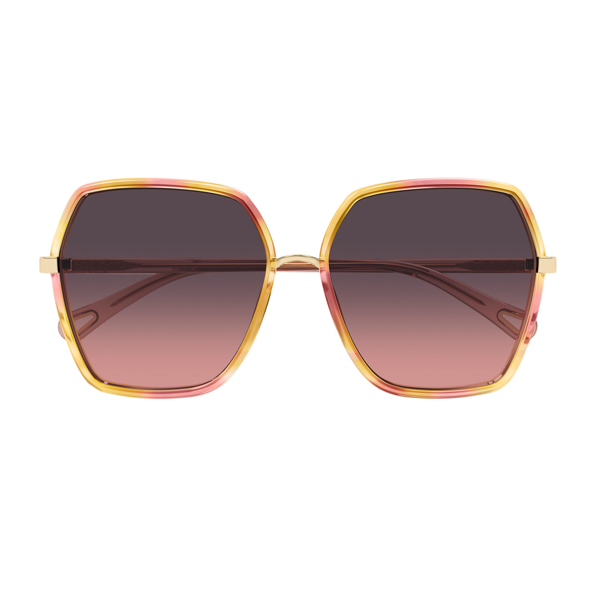 Chloé Ch0262s Linea Chloé 003 Havana Pink Red Sunglasses