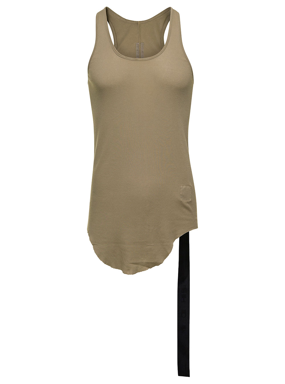 Loose Tank Top With Round Neckline In Lightweight Cotton Man