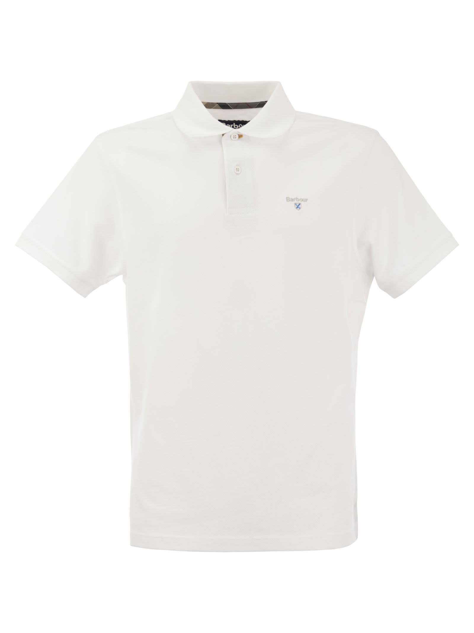 Barbour White Polo