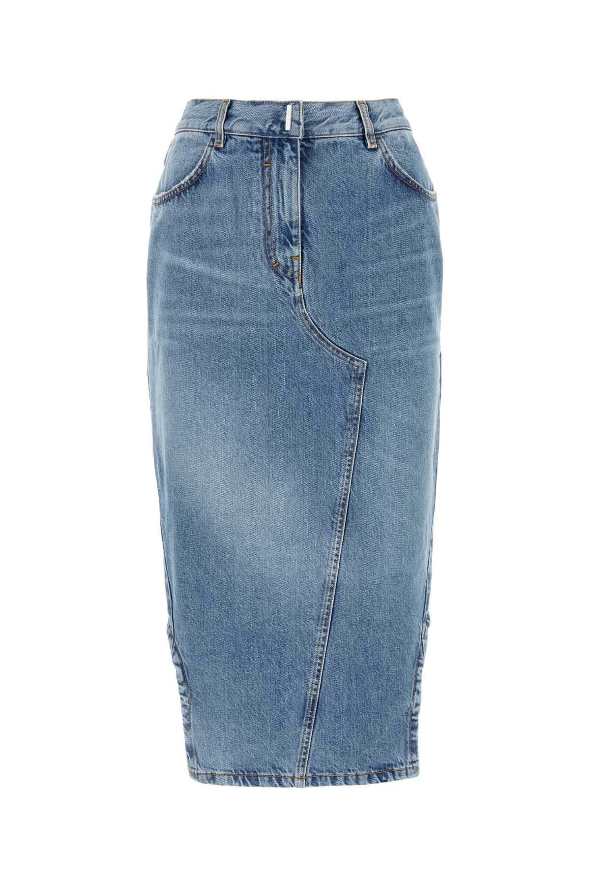 Denim Midi Skirt