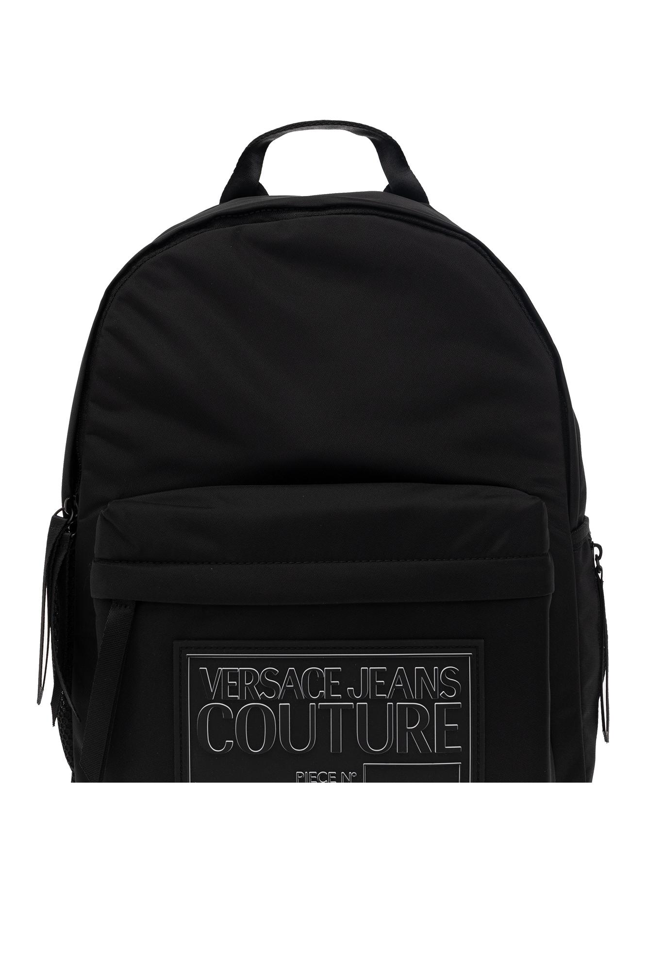 Logo Patch Zipped Backpack