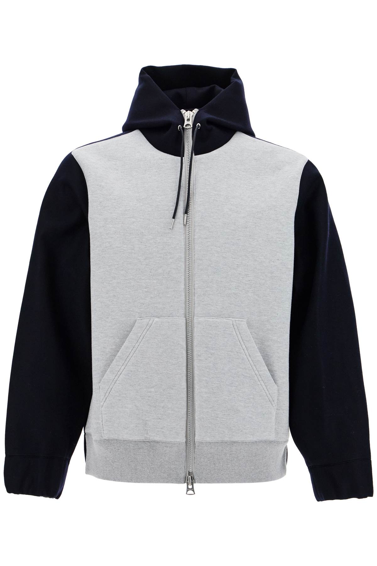 Drawstring Zip-up Hoodie