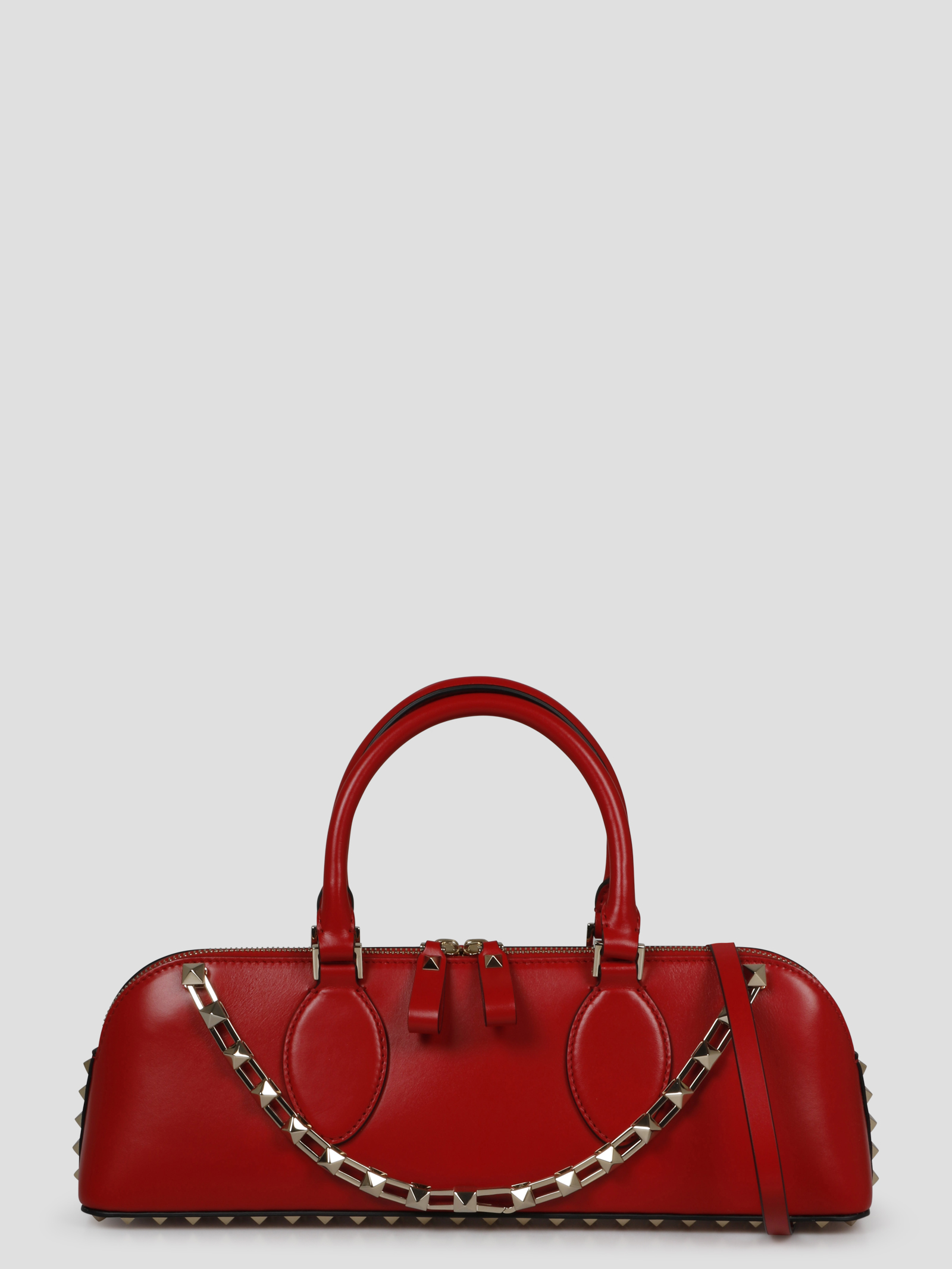 Rockstud E/w Calfskin Handbag