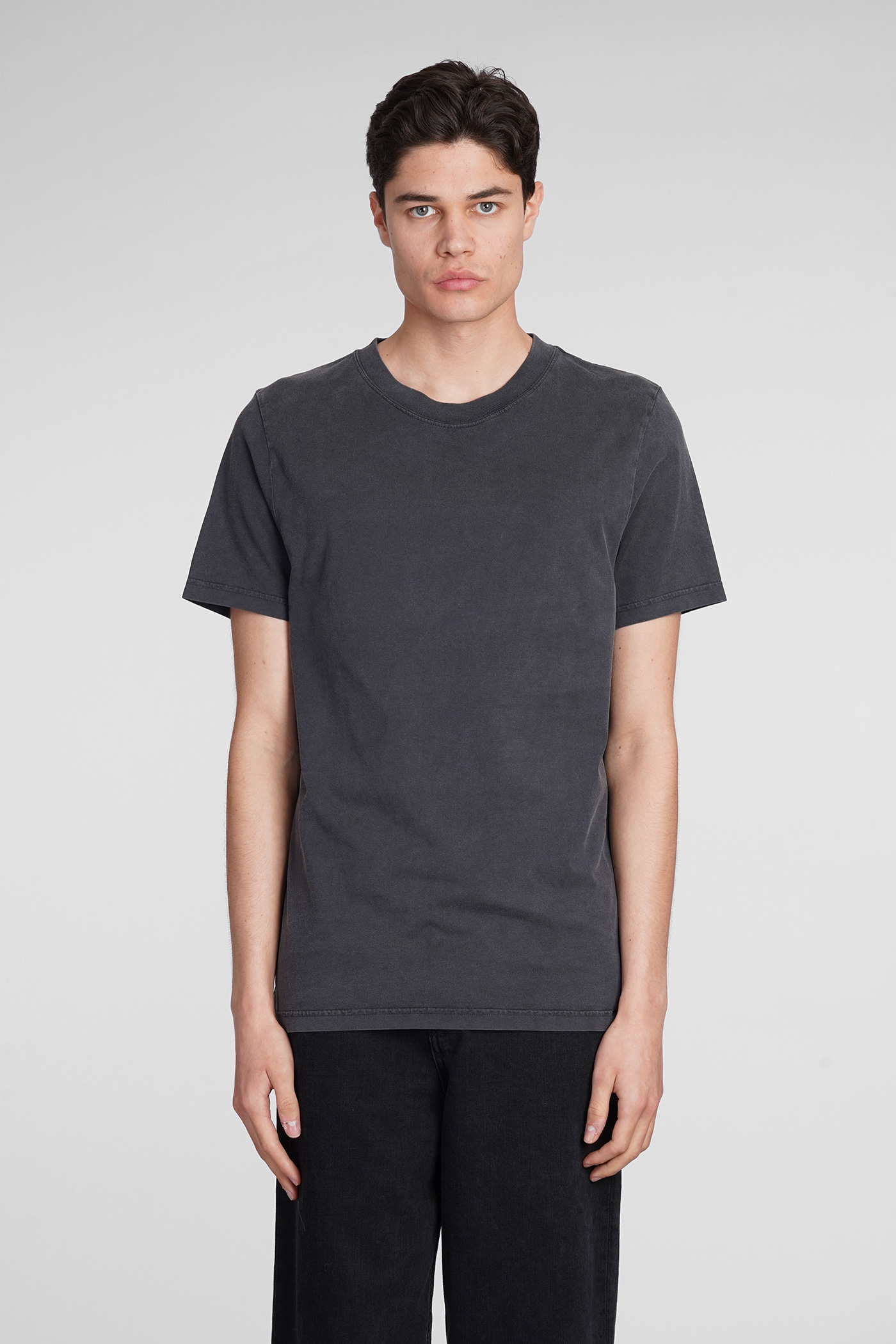 Courrèges T-shirt In Grey Cotton