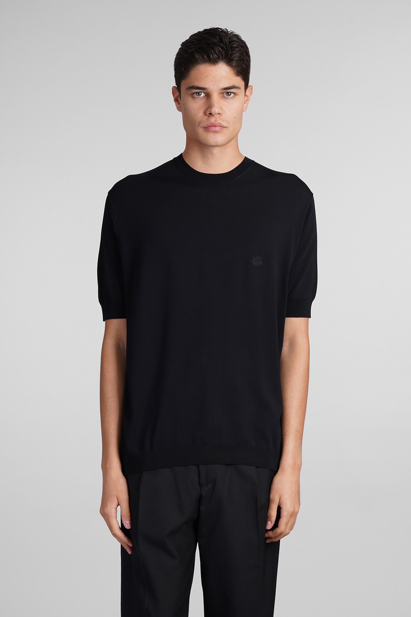 K186 T-shirt In Black Viscose