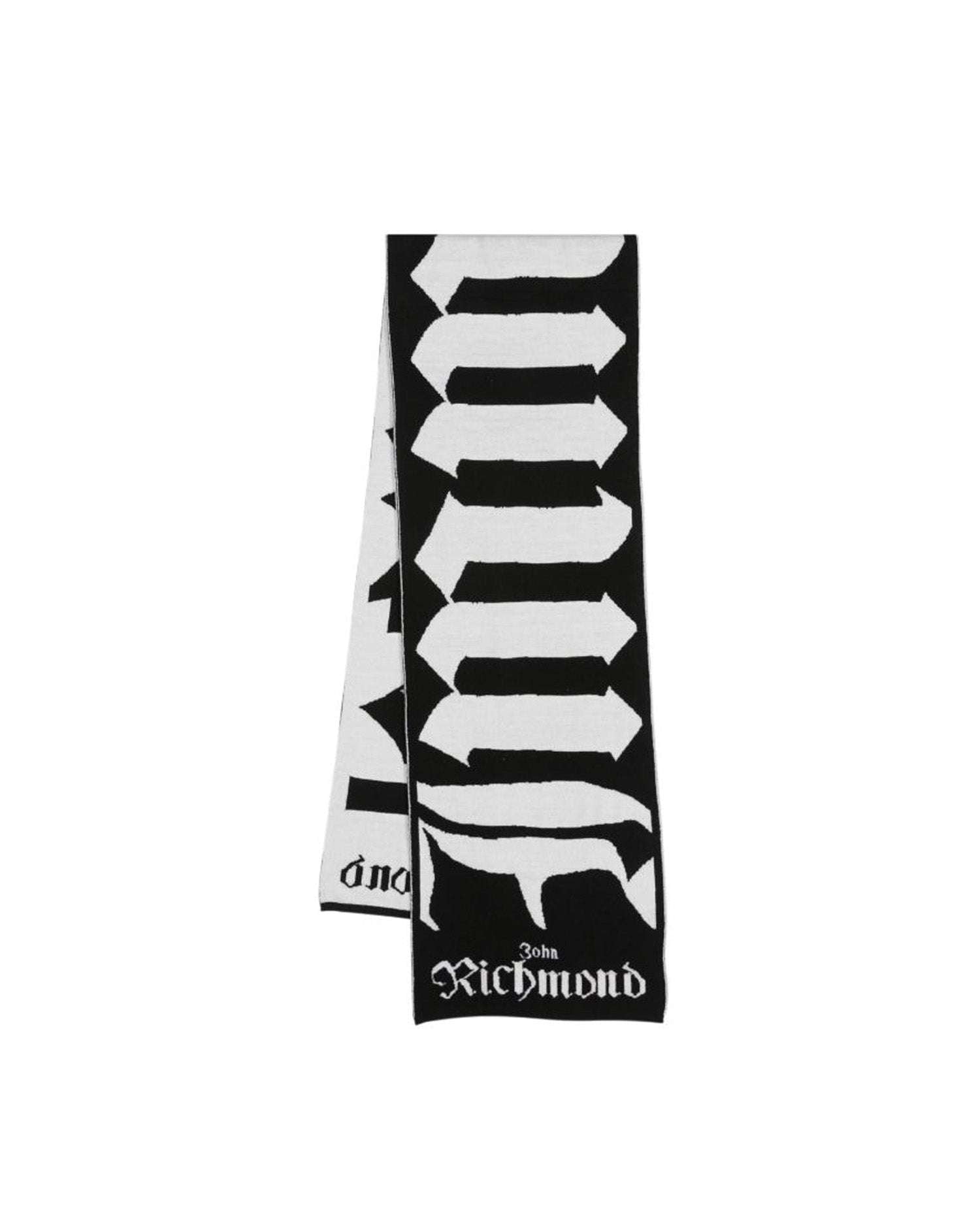 Scarf With A Contrasting Logo