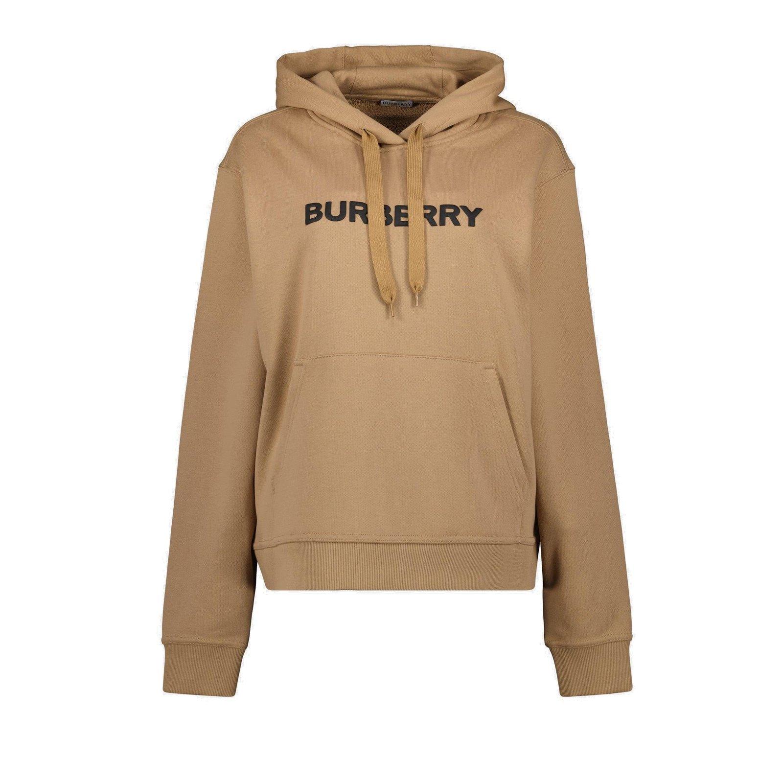 Logo Detailed Drawstring Hoodie