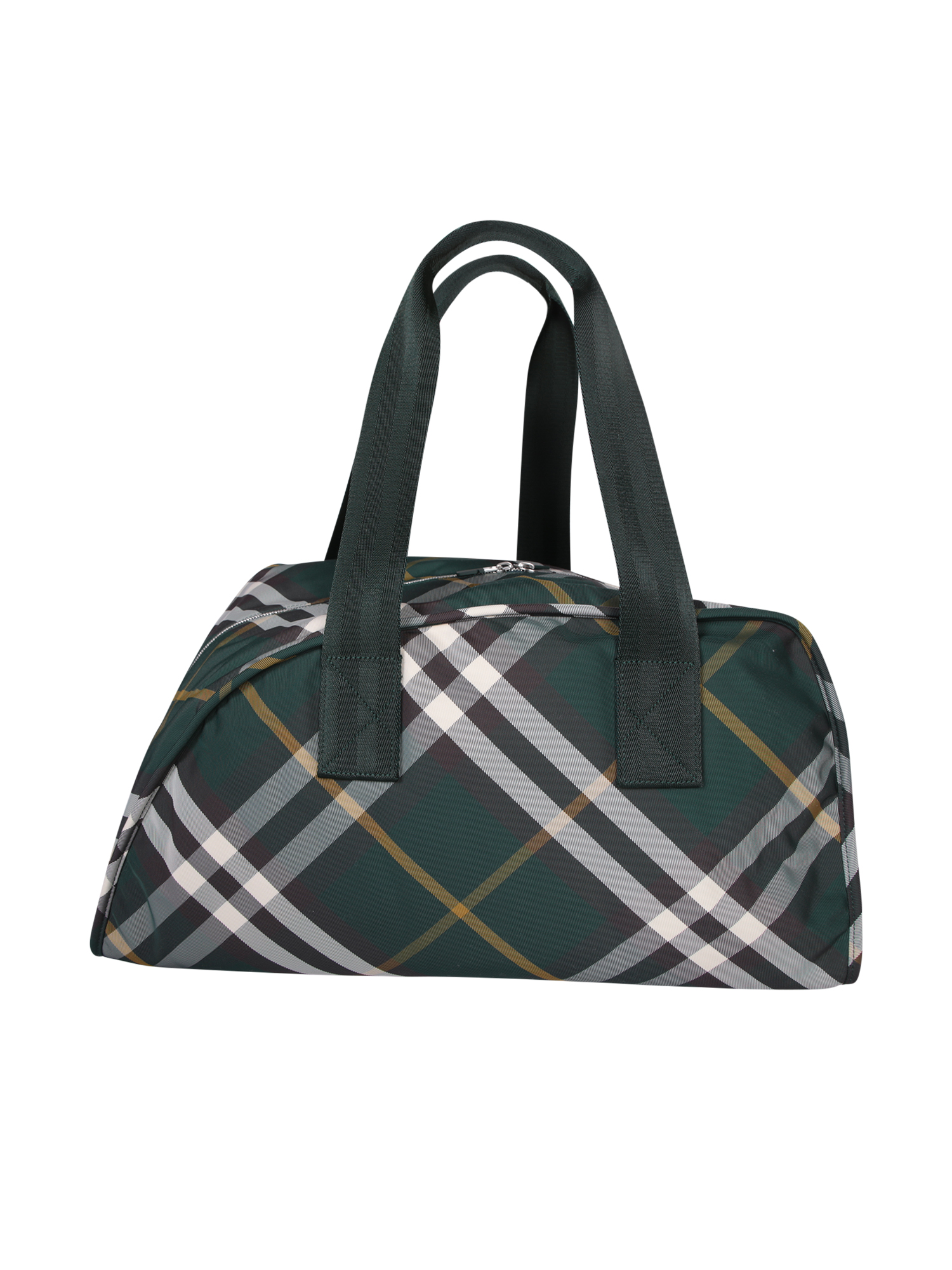 Shield Duffle Check Green Bag