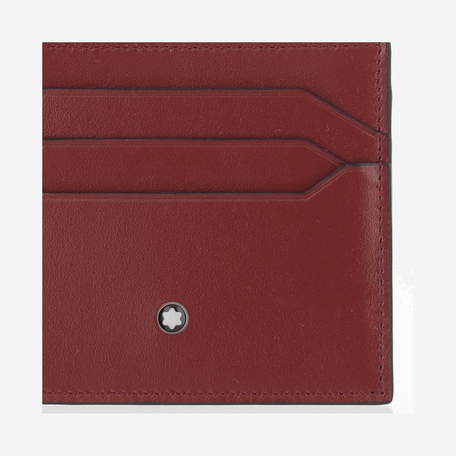 Shop Montblanc Card Case 6 Compartments Meisterstück In Red