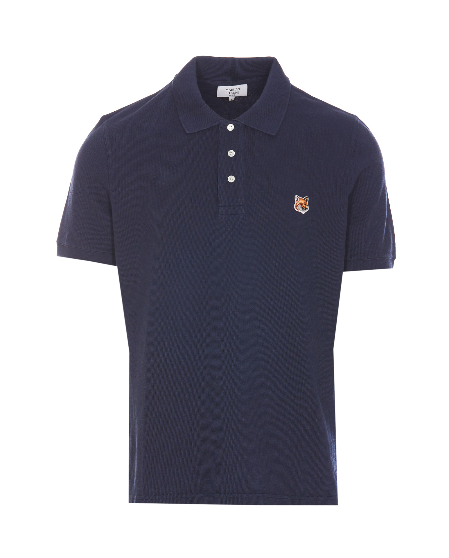 Maison Kitsuné Fox Head Patch Polo