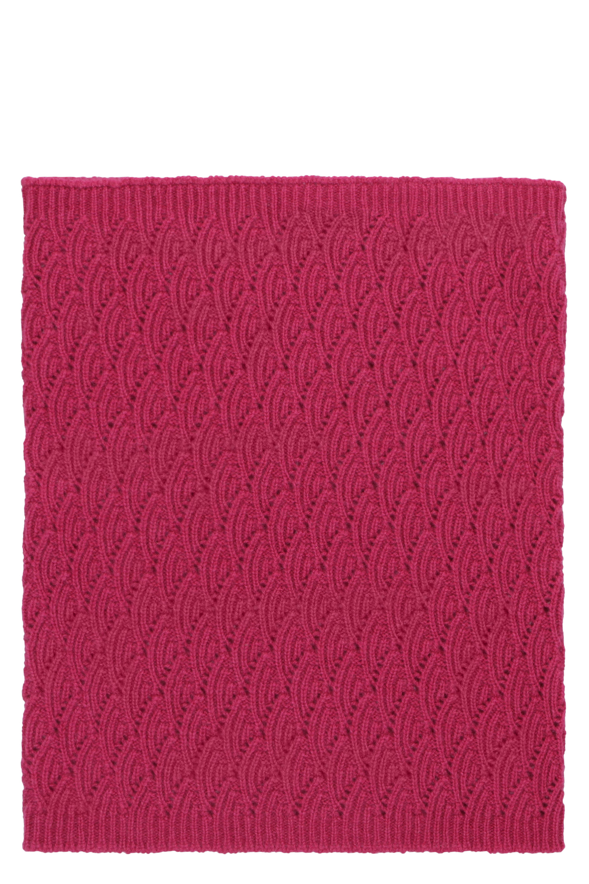 Malo Cashmere Collar In Fuchsia