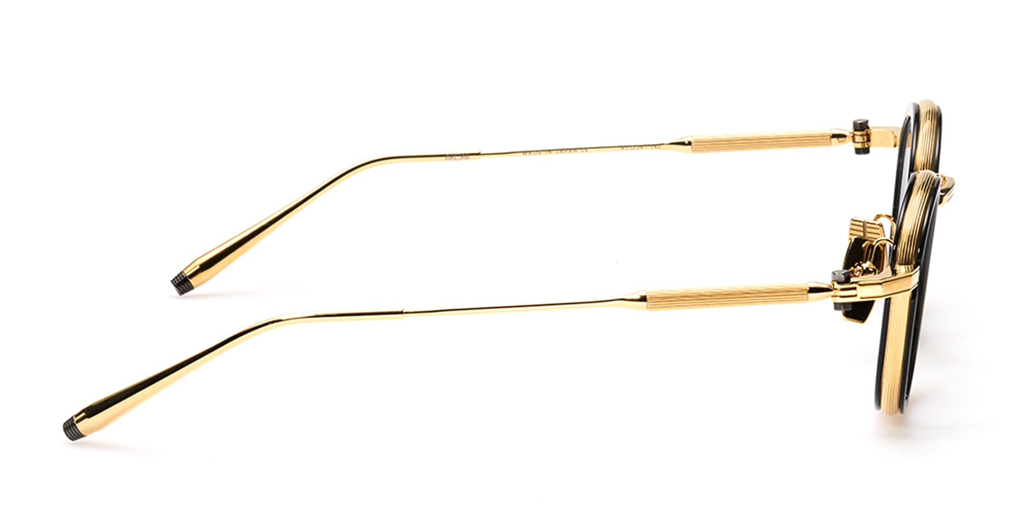 AKONI AGILE - YELLOW GOLD / BLACK CRYSTAL RX GLASSES