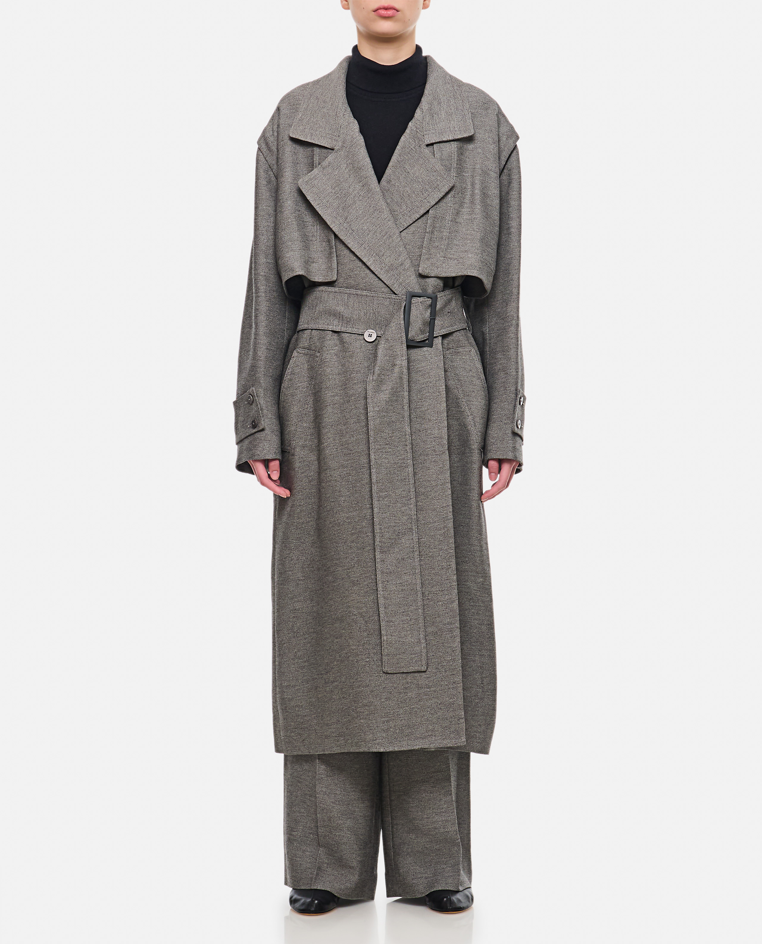 J.W. Anderson J. W. Anderson Longline Cotton Trench Coat