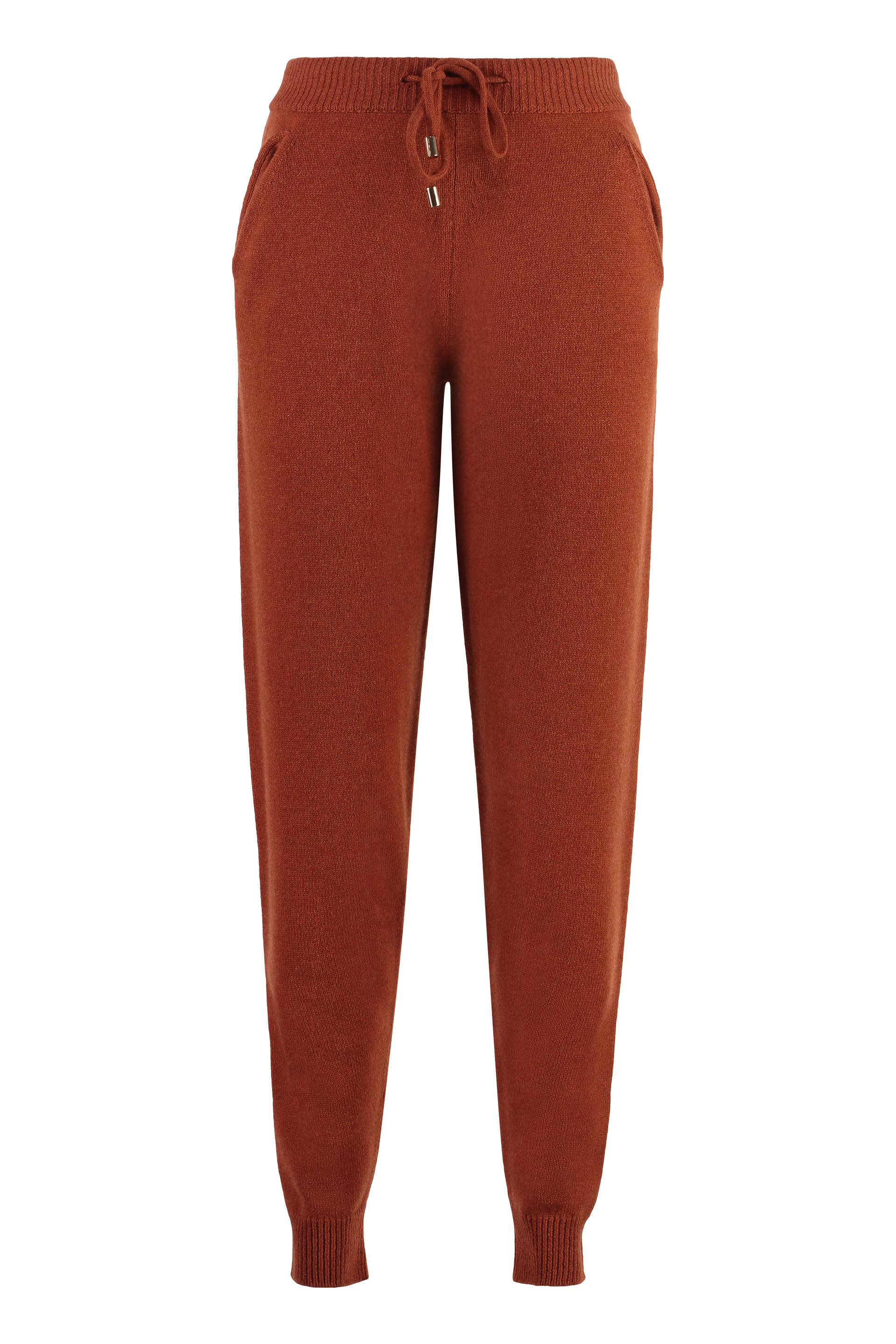 MALO KNITTED CASHMERE TRACK-PANTS 