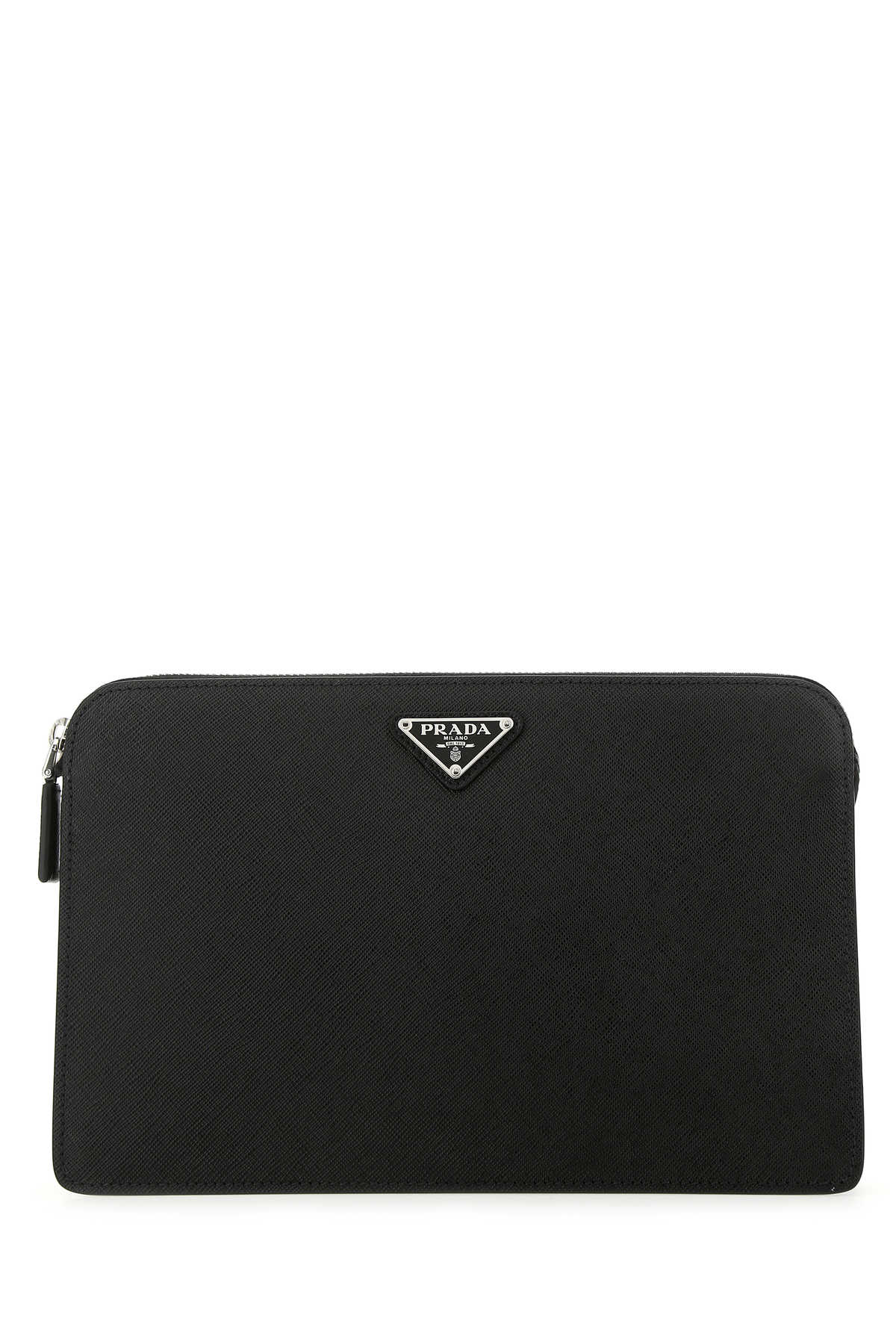 Black Leather Clutch