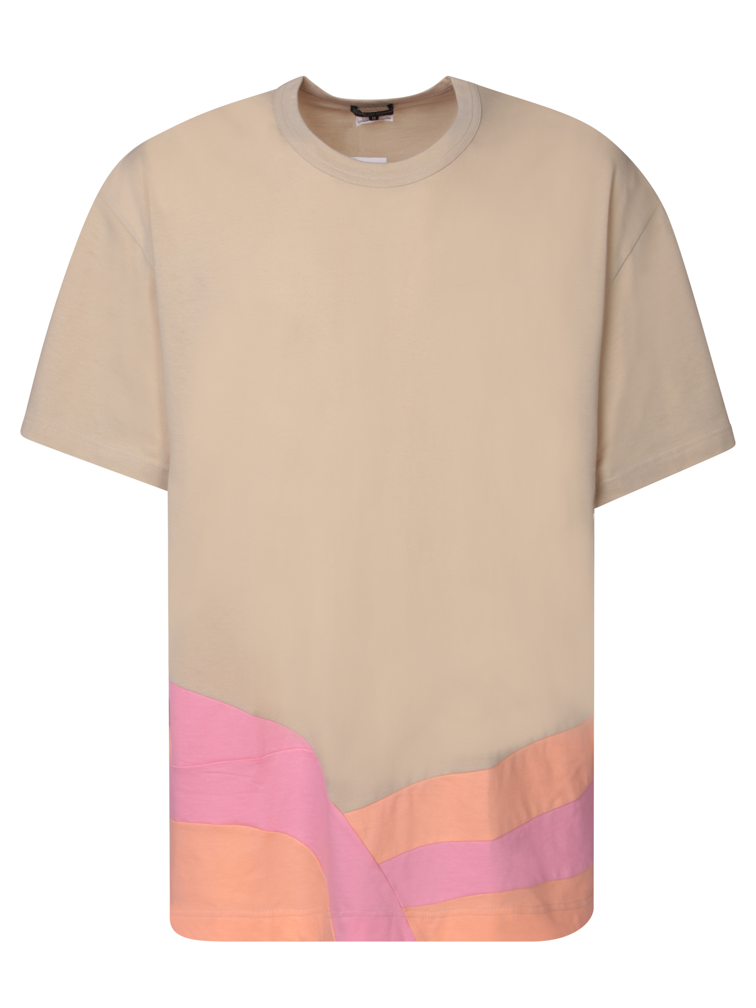 Multicolor Print Grey T-shirt