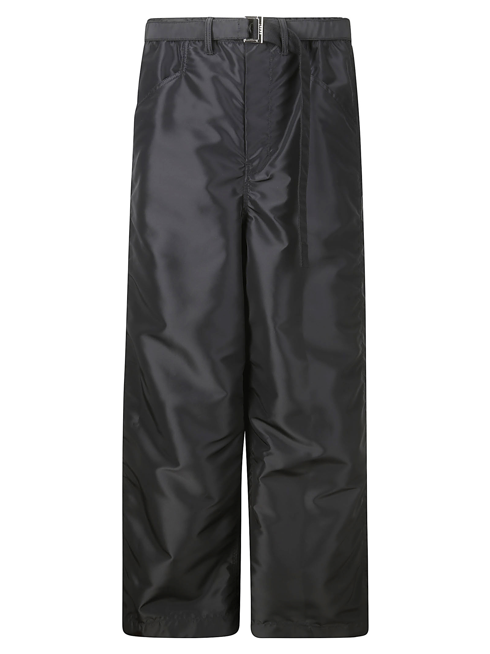 Straight Leg Twill Pants