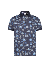 Etro Blue Cotton Polo Shirt | italist