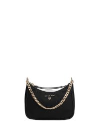 MAISON MICHEL 1222001001STRAWMULTI 関税送料込 Michael Kors Jet Set Charm Shoulder Bag In Black Fabric
