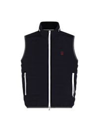 VIP【送料関税込】BRUNELLO CUCINELLI LOGO DOWN VEST Brunello Cucinelli - Navy Blue Down Vest | Mitchell Stores