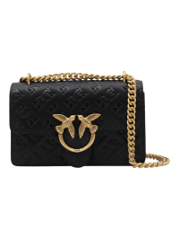 沖 アンジョリーナ ミッシェル品 Pinko Black Mini Love One Simply Shoulder Bag | italist