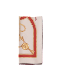 Ferragamo Silk Scarf With Chains Pattern | italist