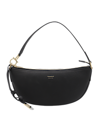 Ferragamo Black Leather Hobo Xs Crossbody Bag | italist