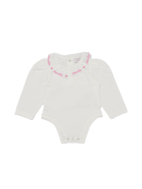 Calvin Klein Ivory Body For Baby Kids With Logo ボディスーツ＆セットアップ