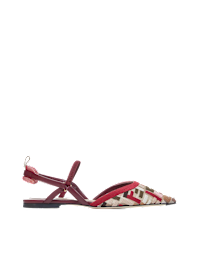Fendi Colibri' Lite' Ff Mesh Slingback Flat Pumps | italist