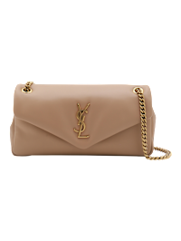 Saint Laurent Beige Leather Shoulder Bag | italist