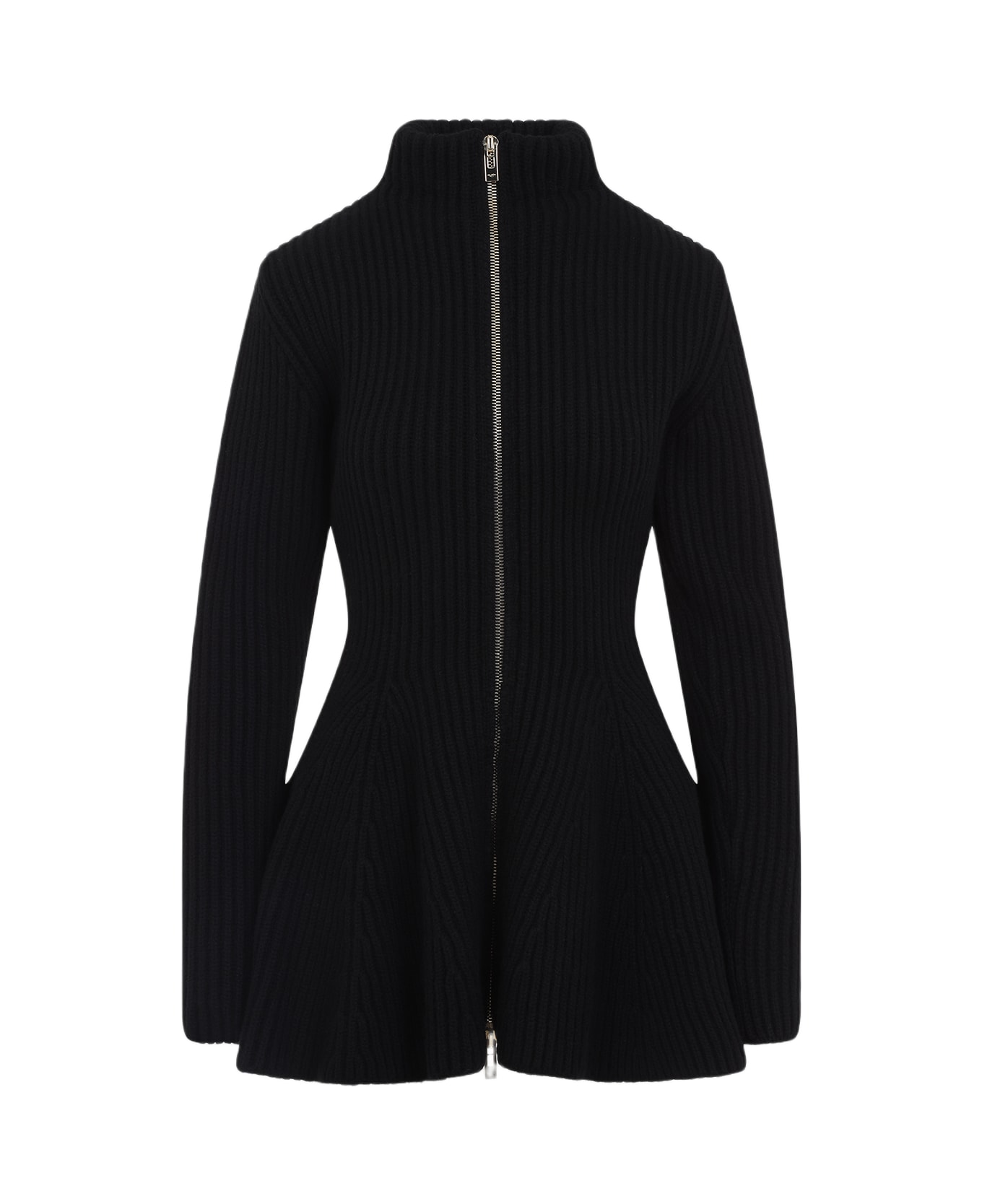 Alaia Alaïa Peplum Cardigan - Noir Alaia