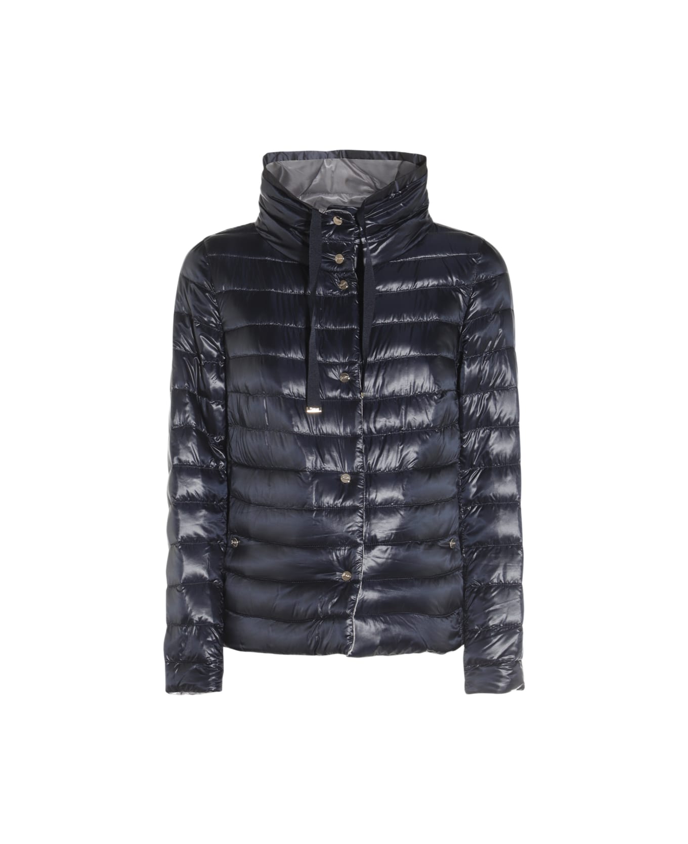 Herno Dark Blue Down Jacket - 9237