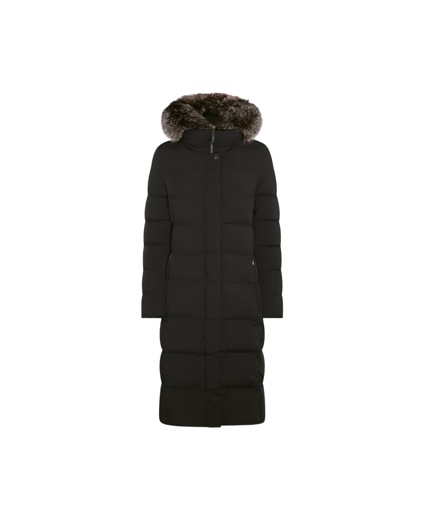 Moorer Black Wool Zagara Down Jacket - Black