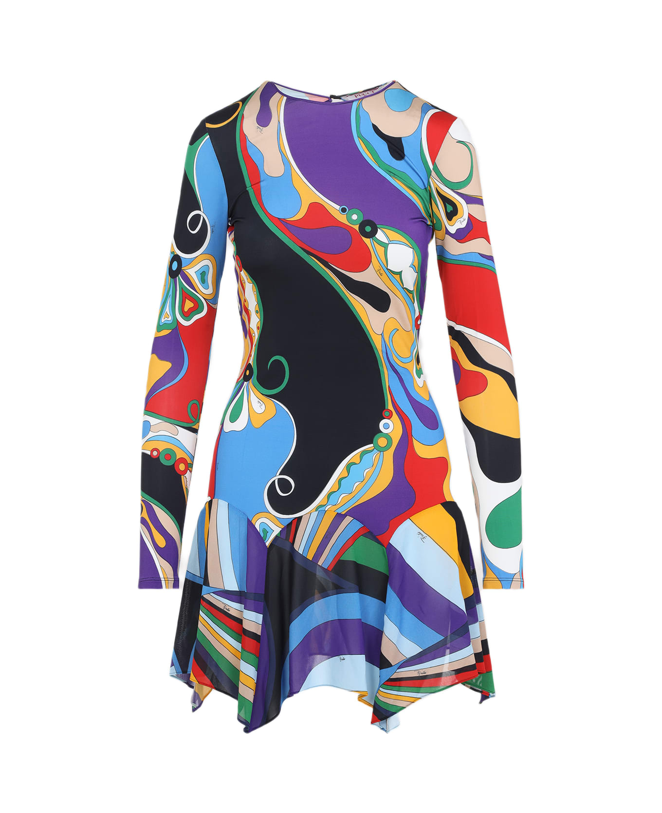 Pucci Viscose Midi Dress - Viola Rosso