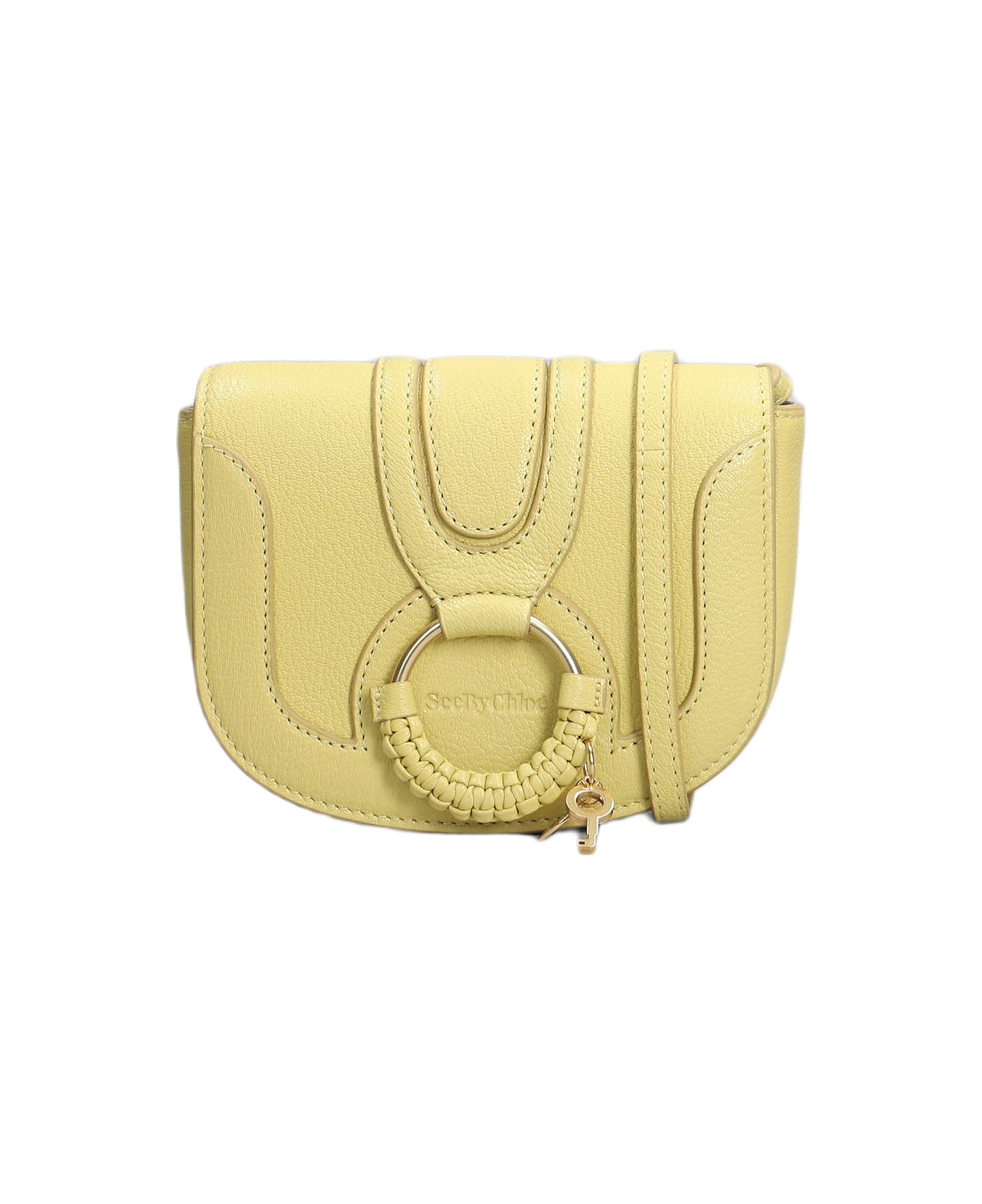 See by Chloé Hana Mini Shoulder Bag In Yellow Leather - yellow