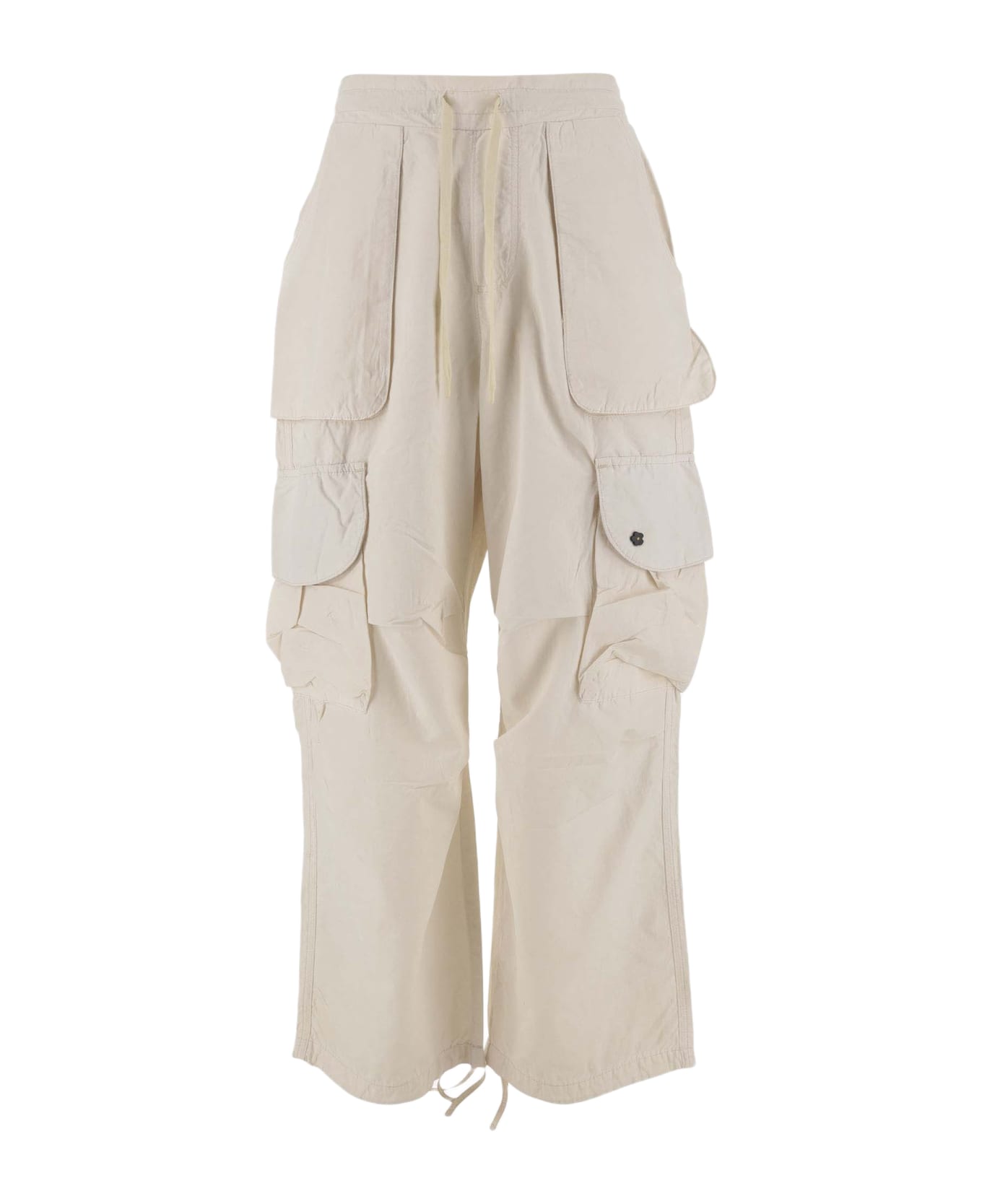 A Paper Kid Cotton Blend Cargo Pants - Beige ボトムス