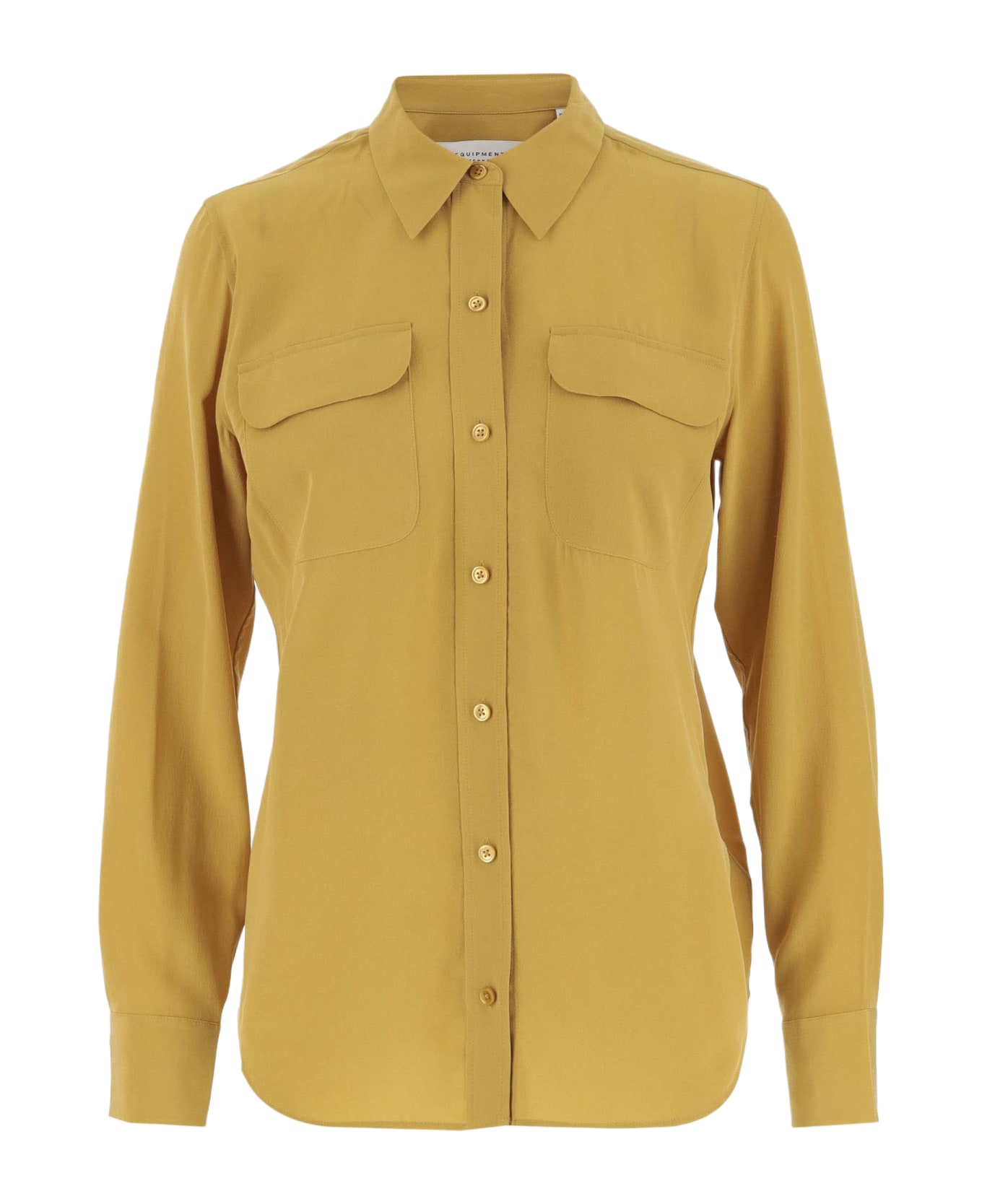 Equipment Silk Shirt - Yellow