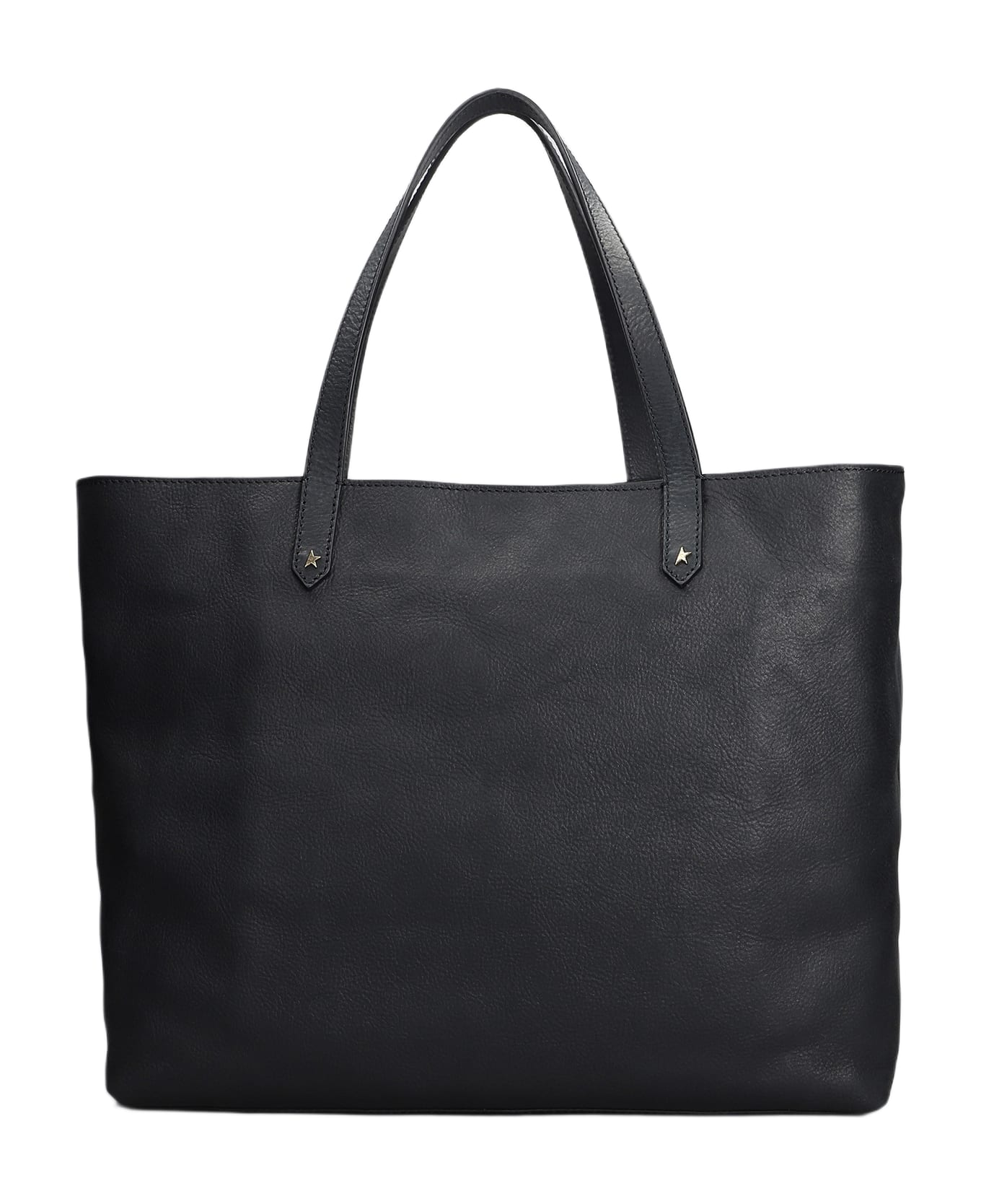 Golden Goose Pasadena Tote In Black Leather - black