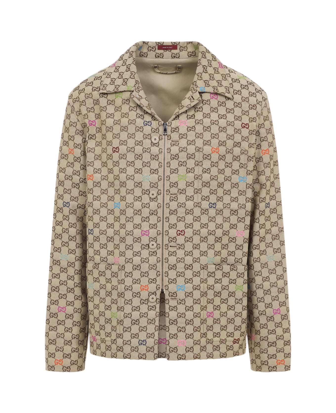 Gucci Spw Gg Jacket - Camel Orange