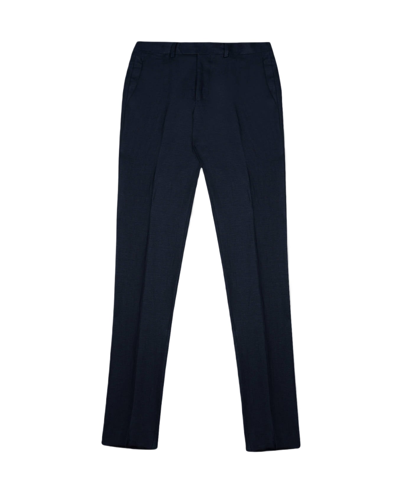 Larusmiani Velvet Trousers Howard Pants - Navy