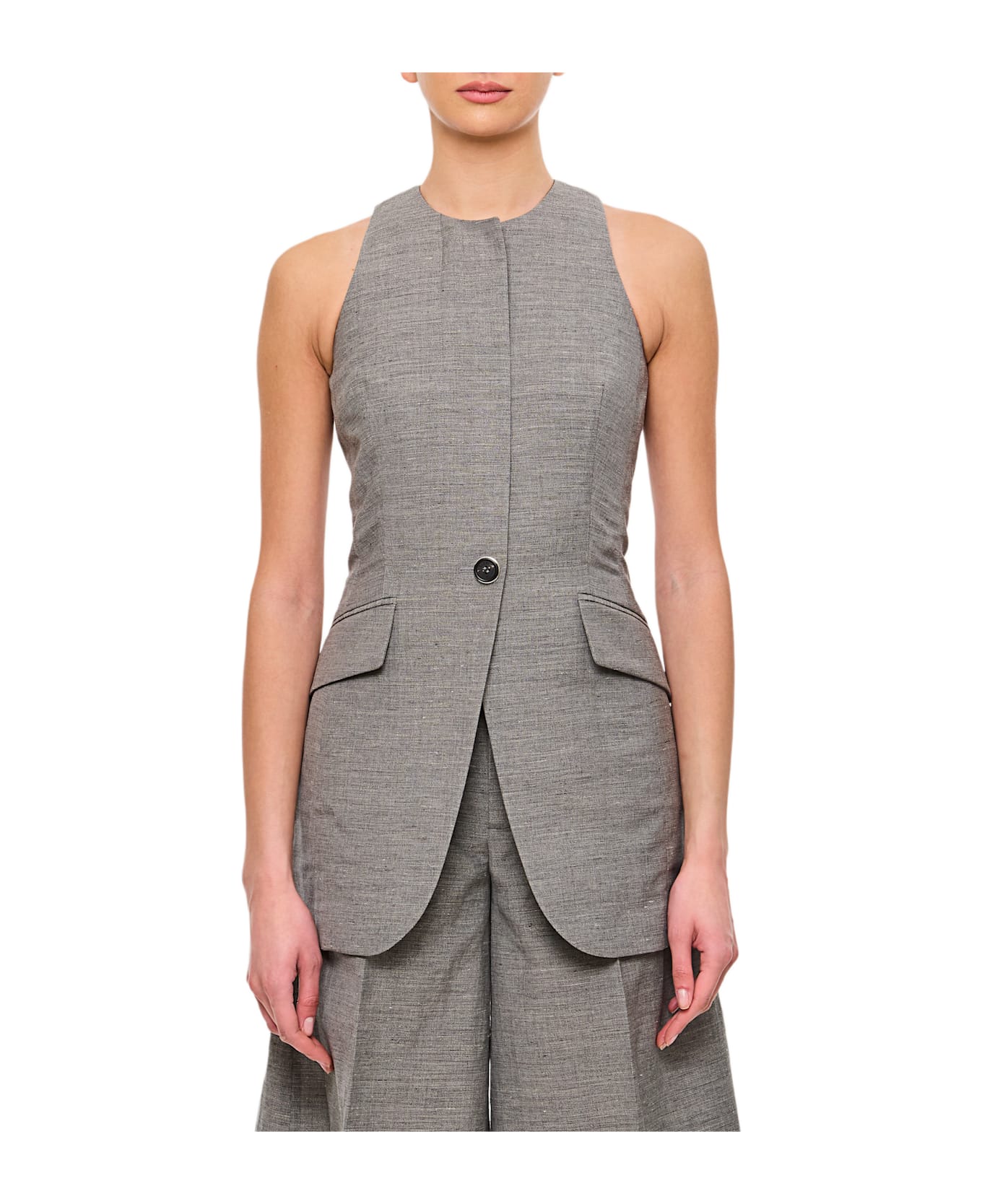Durazzi Milano Gilet Tailleur - Grey