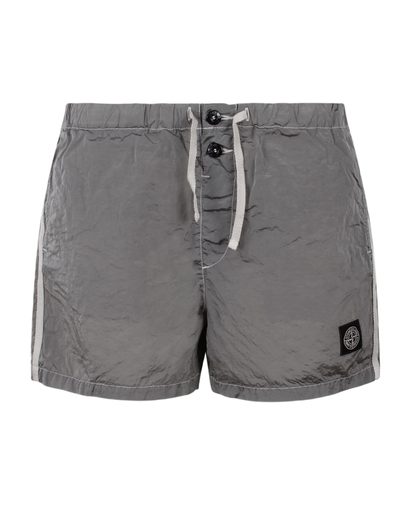 Stone Island Swimsuit Shorts - Grey